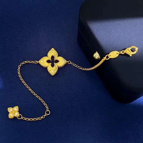 Bracelet Chaîne Inspiration Venetian Princess Laiton Doré Zircon