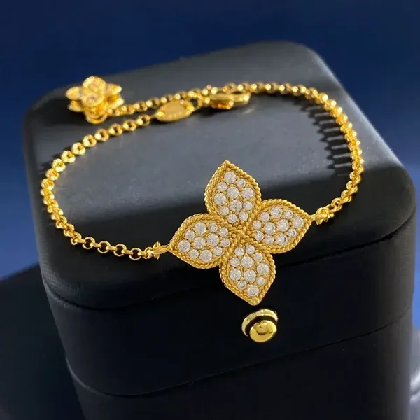 Bracelet Chaîne Inspiration Venetian Princess Laiton Doré Zircon