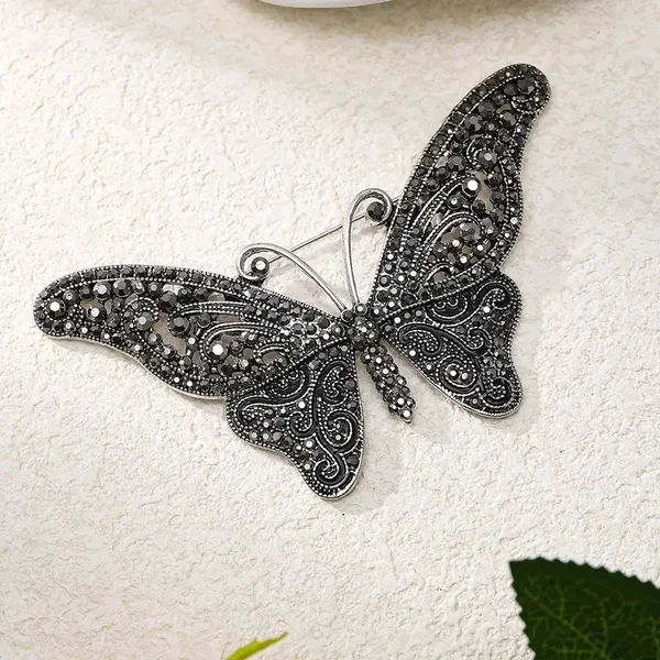 Broche Papillon Inspiration Art Déco