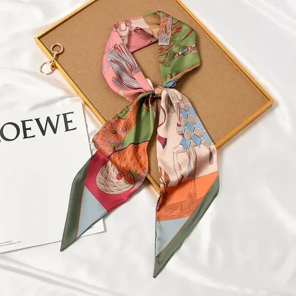 Foulard Rectangulaire Soie 13 x 150 cm