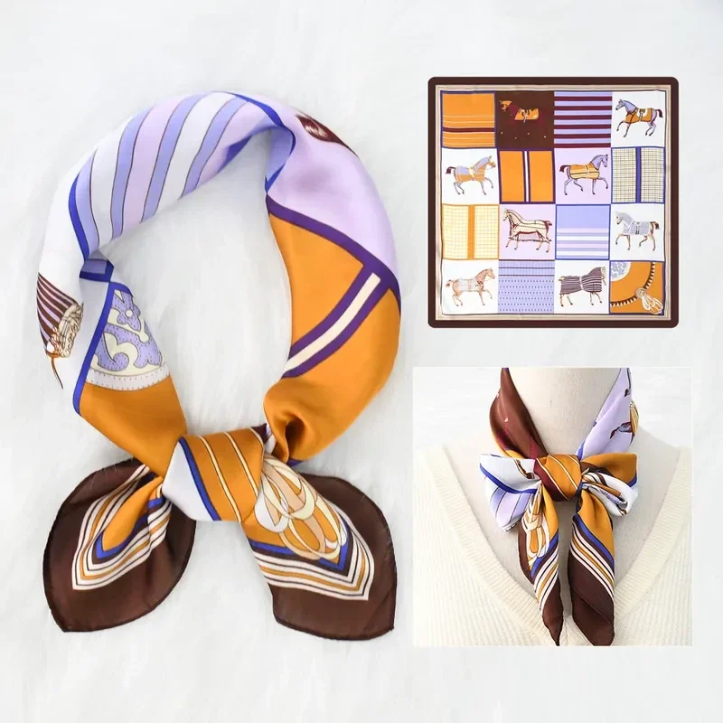 Foulard Carré Satin 70 x 70 cm