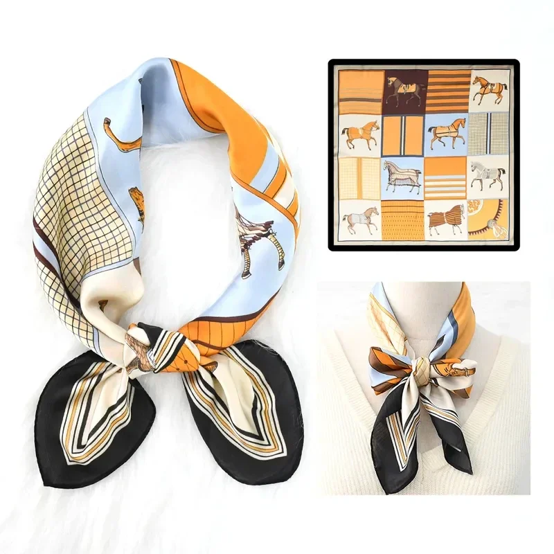Foulard Carré Satin 70 x 70 cm