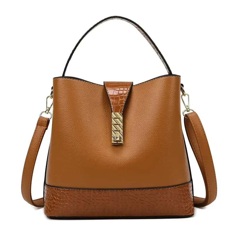 Sac Cabas Cuir Coloris Bleu Canard et Turquoise