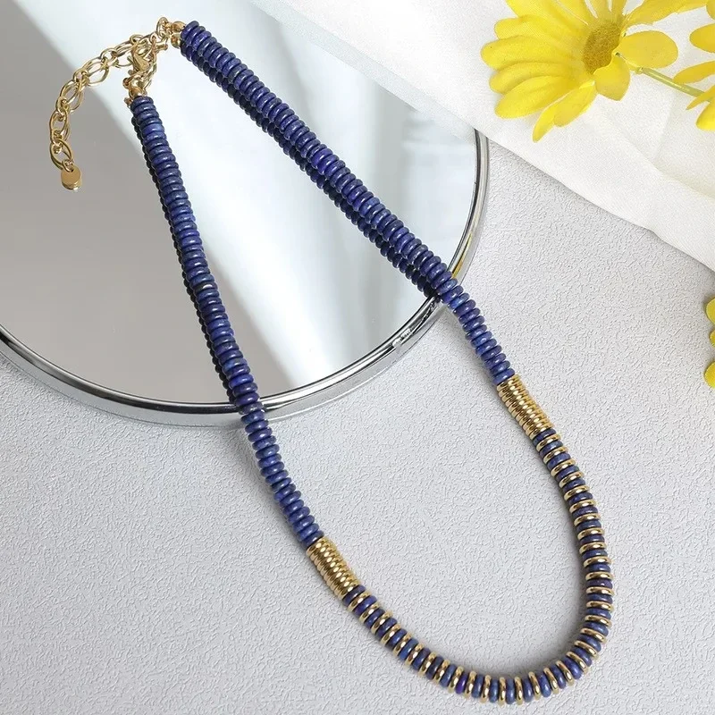 Collier Pierre Naturelle Lapis Lazuli