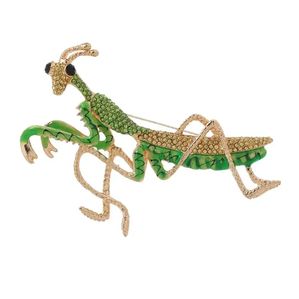 Broche Imposante Insecte Mante Religieuse