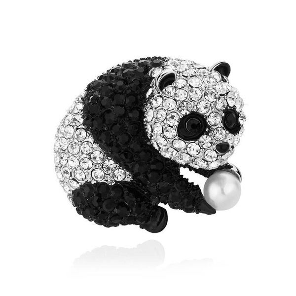 Broche Panda Avec perle