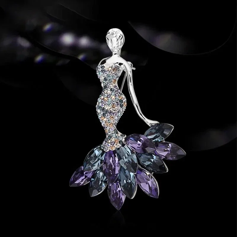Broche Femme Sirène