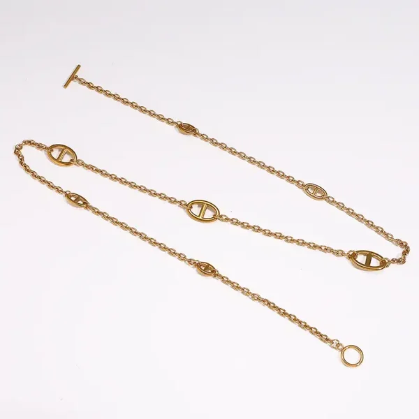 Collier Sautoir XL Doré à l'Or Fin