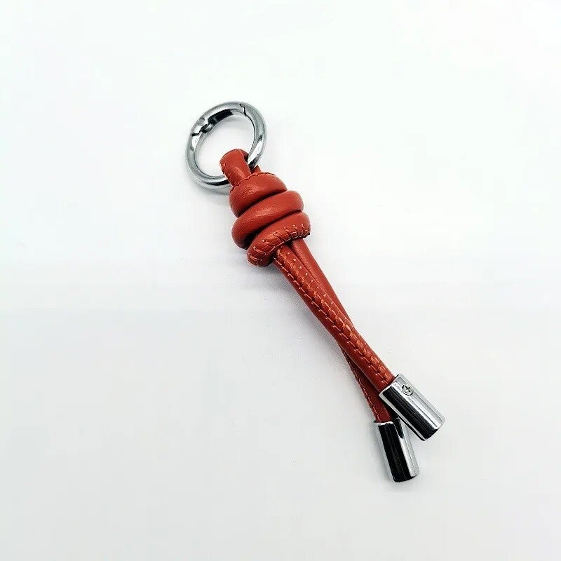 Porte-Clefs Cuir Avec Anneau En Métal