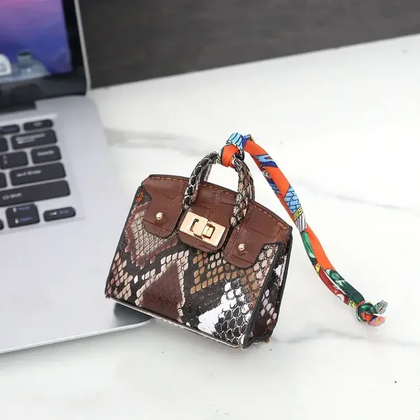 Charm Kelly Léopard Pendentif De Sac à main