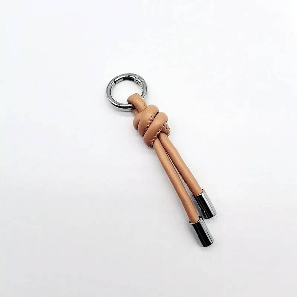 Porte-Clefs Cuir Avec Anneau En Métal