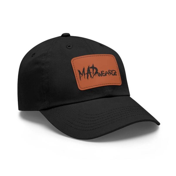 MADwearz Logo Dad Cap with Leather Patch