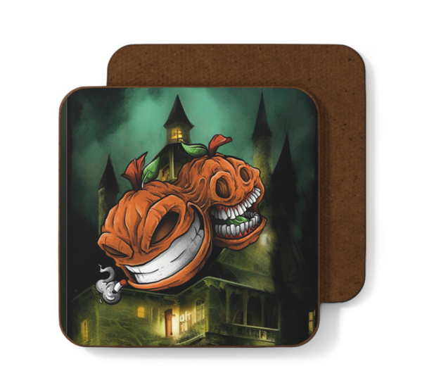 Pumpkin Coasters