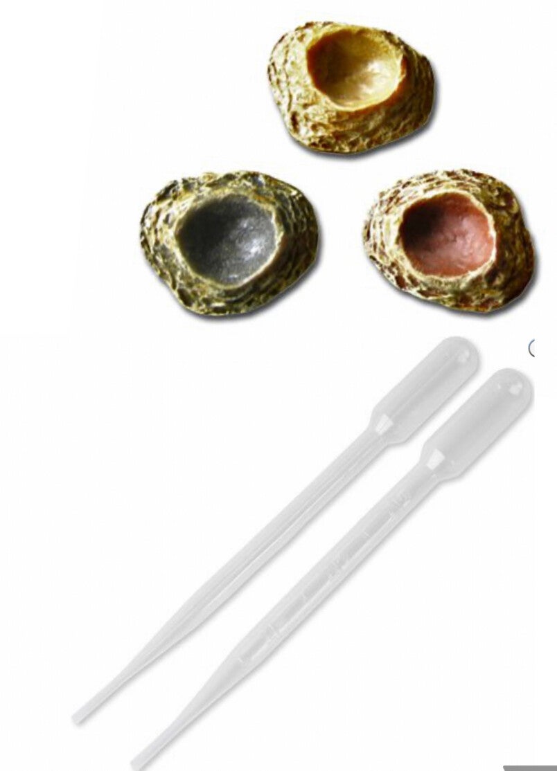 Spidering bowl and a 3ml pipette