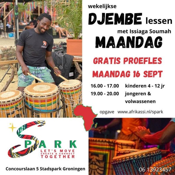 Djembe lessen Issiaga