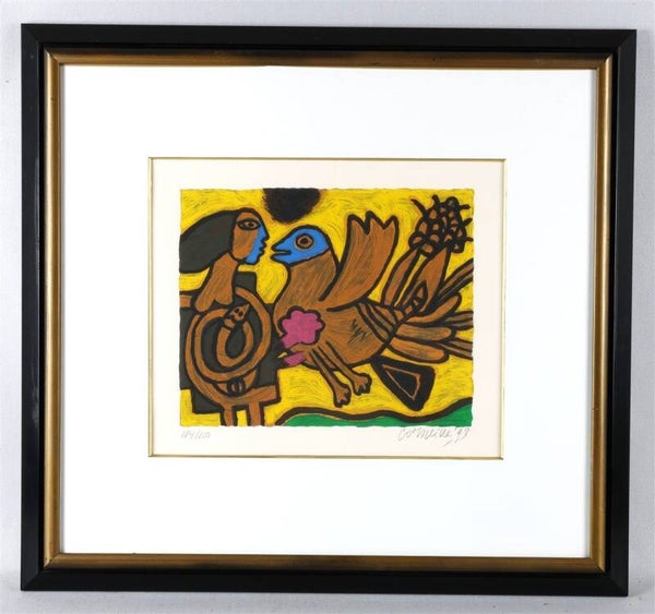 Guillaume Corneille (1922-2010) - La Femme et L'oiseau