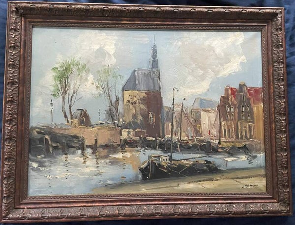 Jan Kelderman (1914-1990) - Oude Haven Hoorn