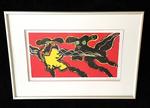 Peter Diem (1945) - Flying Cows Red
