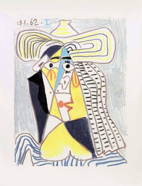 Pablo Picasso (1881-1973) - Man Met De Hoed