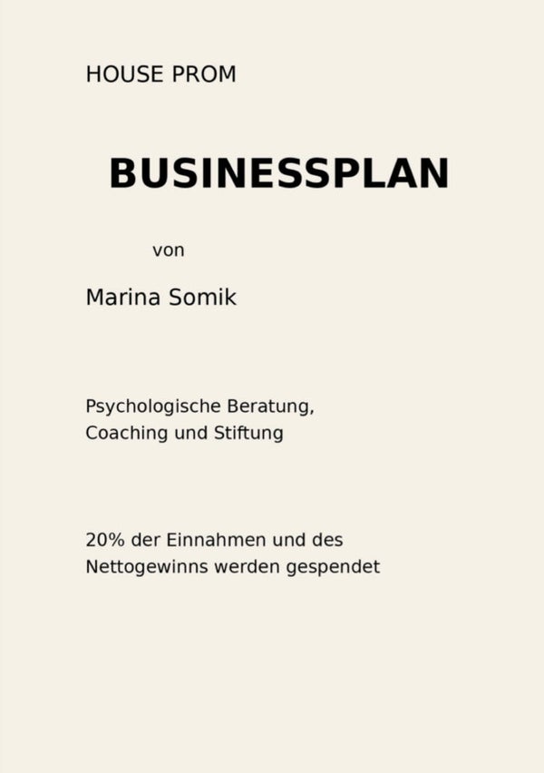 Businessplan