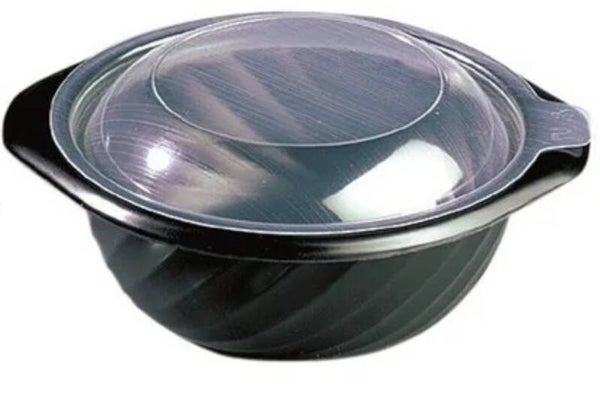 100 bols plastique  avec couvercles alimentaire rigide 500ml micro ondes repas et desserts