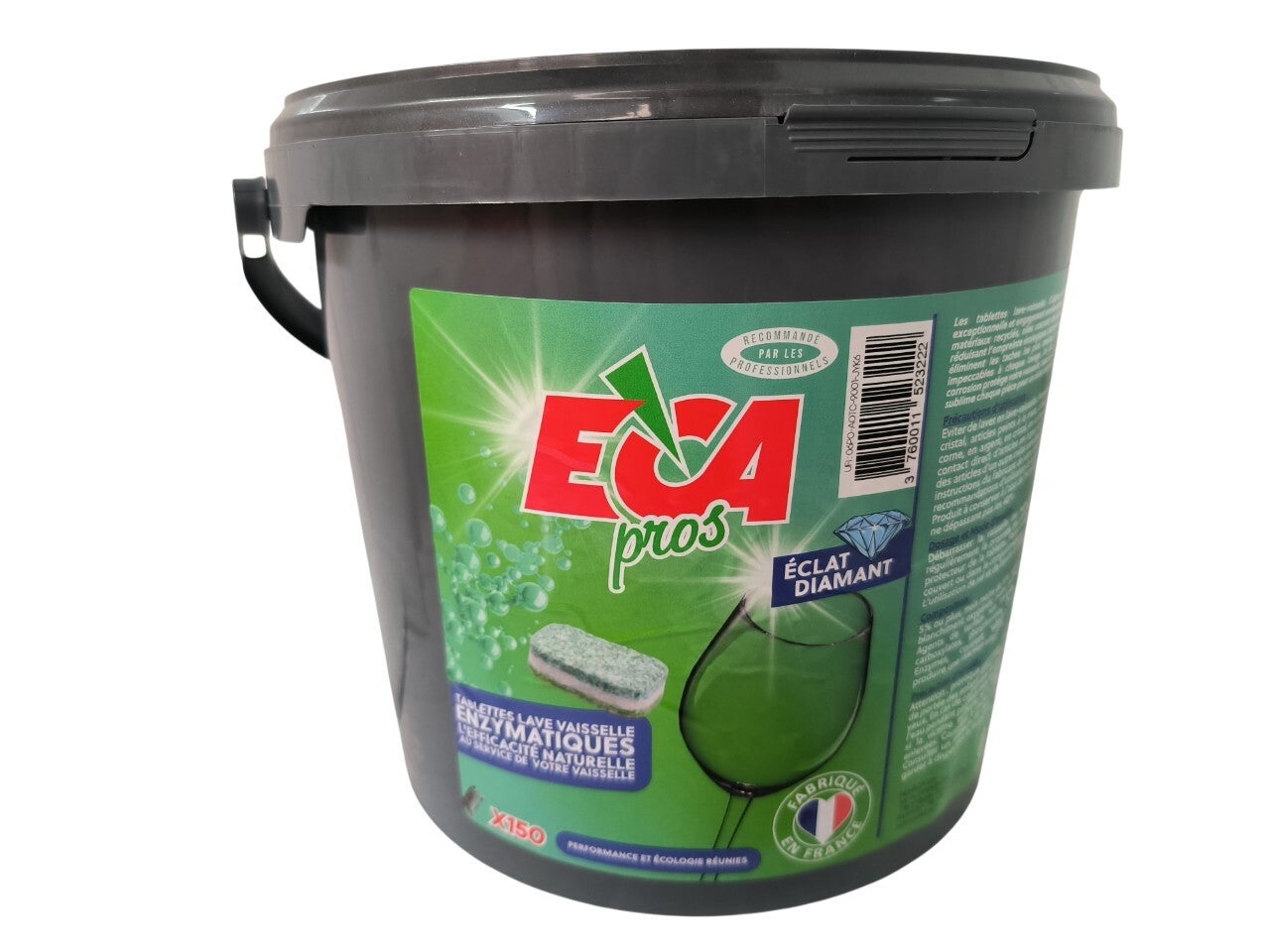 Eca Tablettes Lave-Vaisselle Éclat Diamant Seau de 150 tablettes