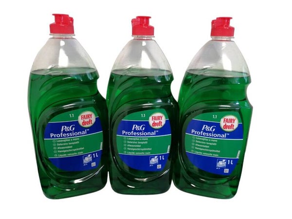 Lot de 3 liquides vaisselle Fairy Dreft Professional 1 L ultra Concentré