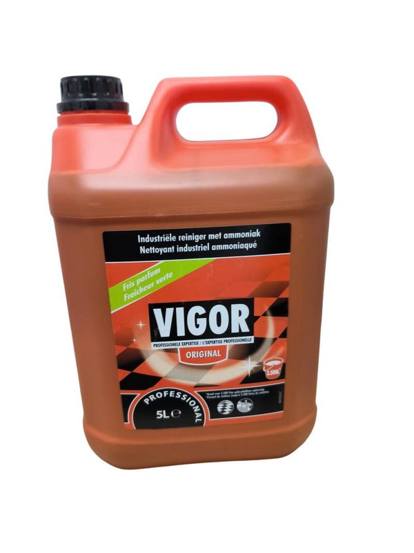 Nettoyant-dégraissant ammoniaqué Vigor Multi Usages Nettoyant  industriel Surpuissant 5L
