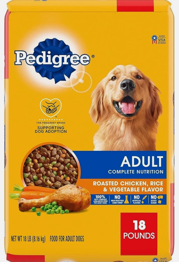 Pedigree Chicken and Vegetables Adult Dry Dog Food