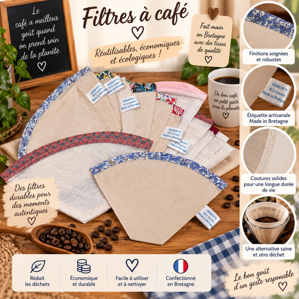 Sac à crêpes, sac à tarte, filtre à café, sac à vrac, charlotte alimentaire, essuie tout, sac à pain/corbeille à pain, tablier japonais, tote bag
