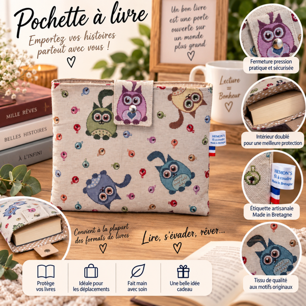 Pochette à livre/ housse de tablette