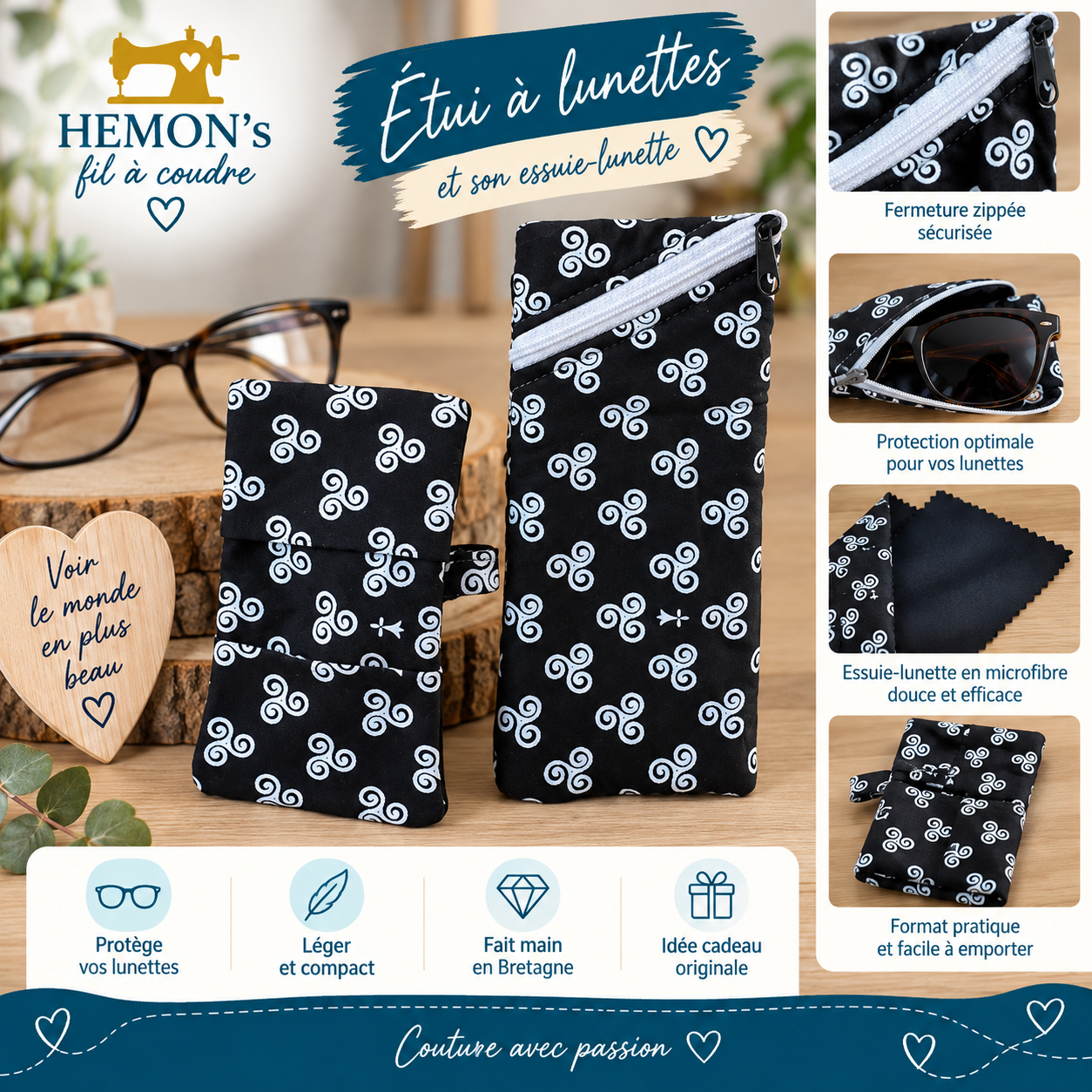 Etui à lunettes