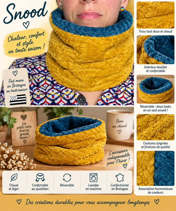 Snood (tour de cou) adulte, enfant et bébé