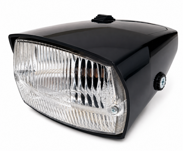 SIEM Scheinwerfer komplett für Piaggio Ciao P & SC Lusso – Original Optik – OEM 187020 NOS