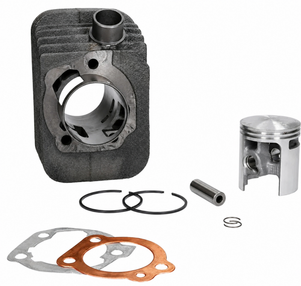 Malossi 63 ccm CVF Zylinderkit Ø43 mm – 10 mm Kolbenbolzen – Piaggio Ciao, Bravo & SI