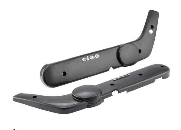 Piaggio Ciao Seitendeckel / Seitenverkleidung – PX Modelle – ohne Variomatik – Schwarz (Paar)