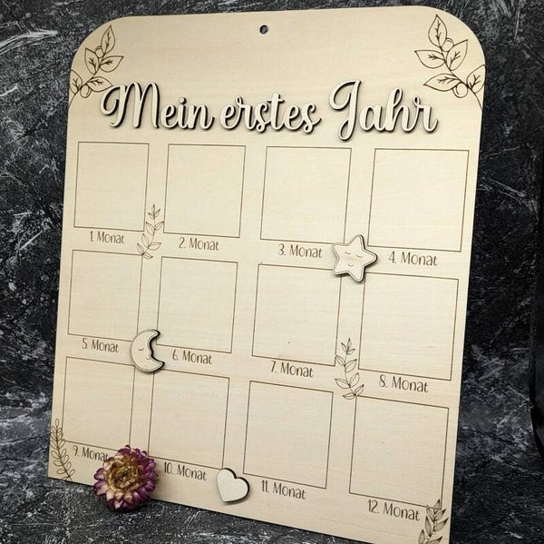 Fotoboard "mein erstes Jahr"