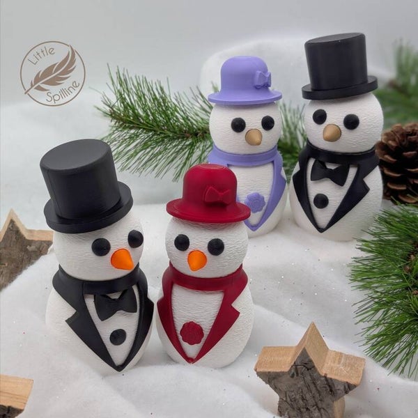 Schneemannpärchen