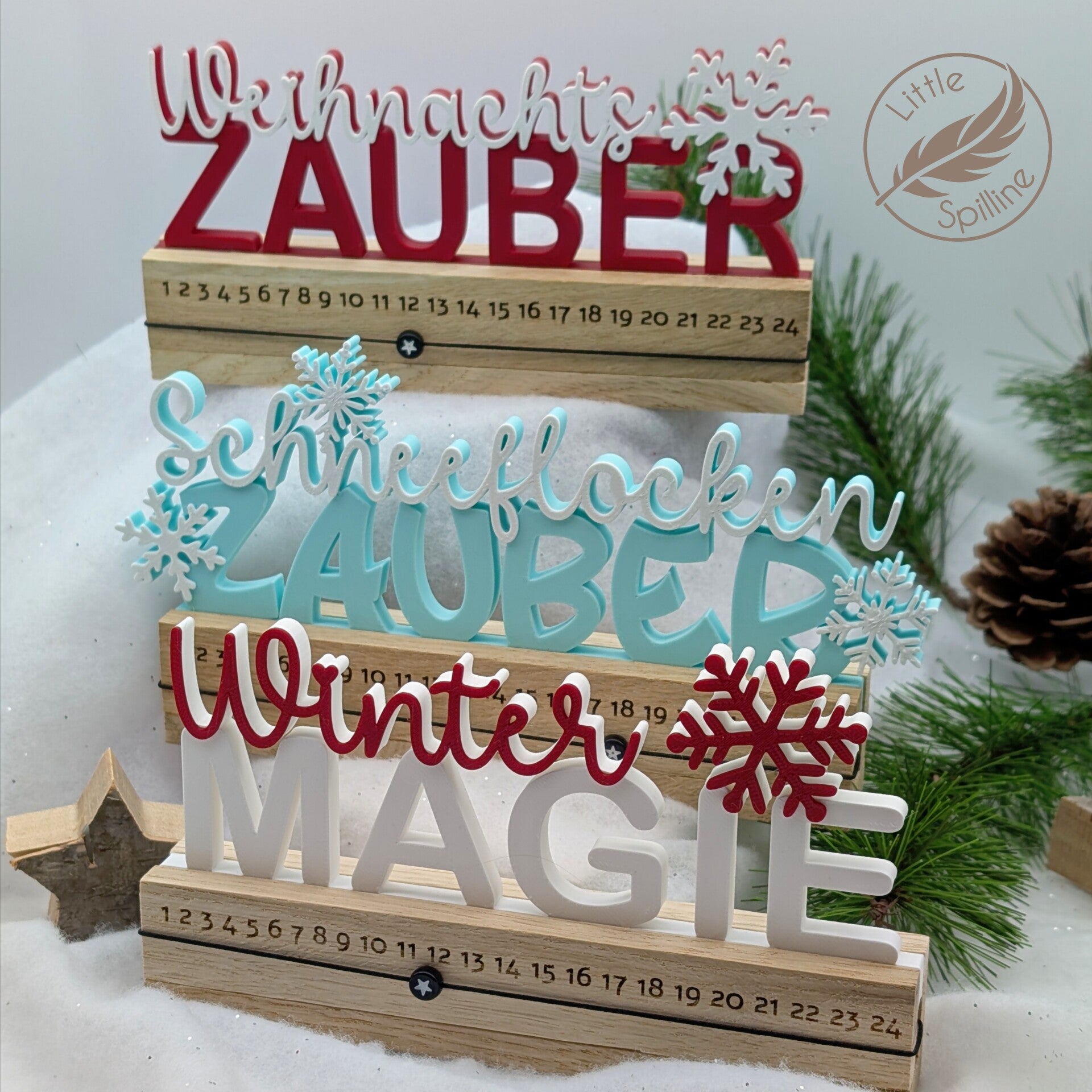 Kalender ohne Kalorien 3D