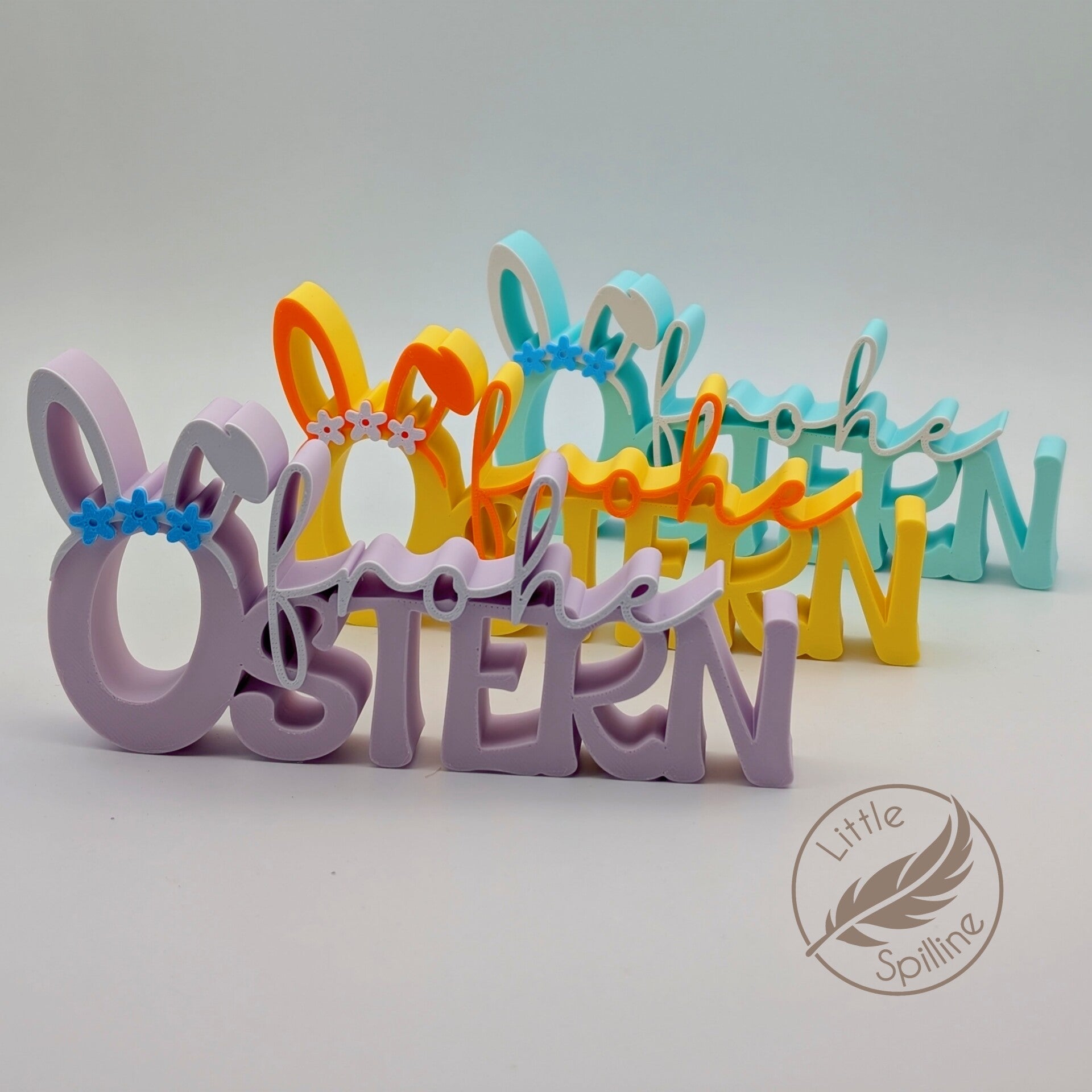 Schriftzug "Frohe Ostern"
