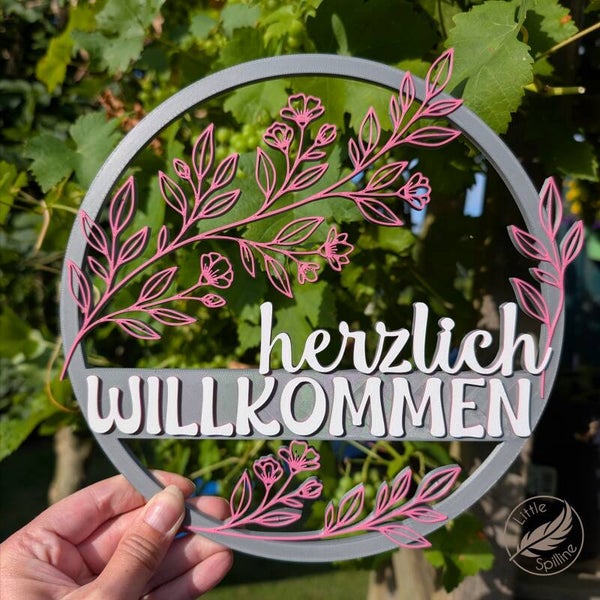 Türkranz „herzlich WILLKOMMEN“