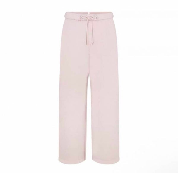 SKIMS Cotton Fleece Blend Straight-leg Pant