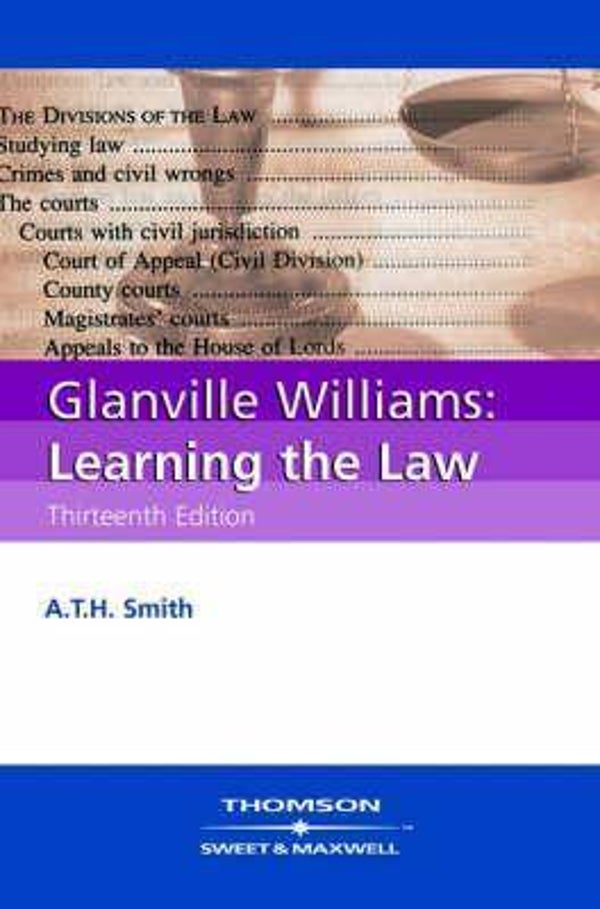 Glanville Williams Learning the Law