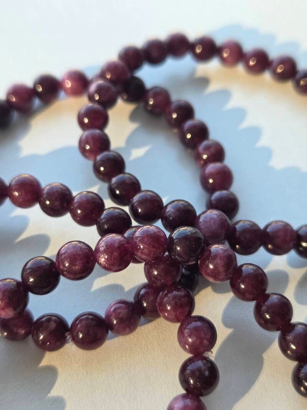 Bracelet en Grenade rouge – Pierre de vitalité, de passion et de force intérieure