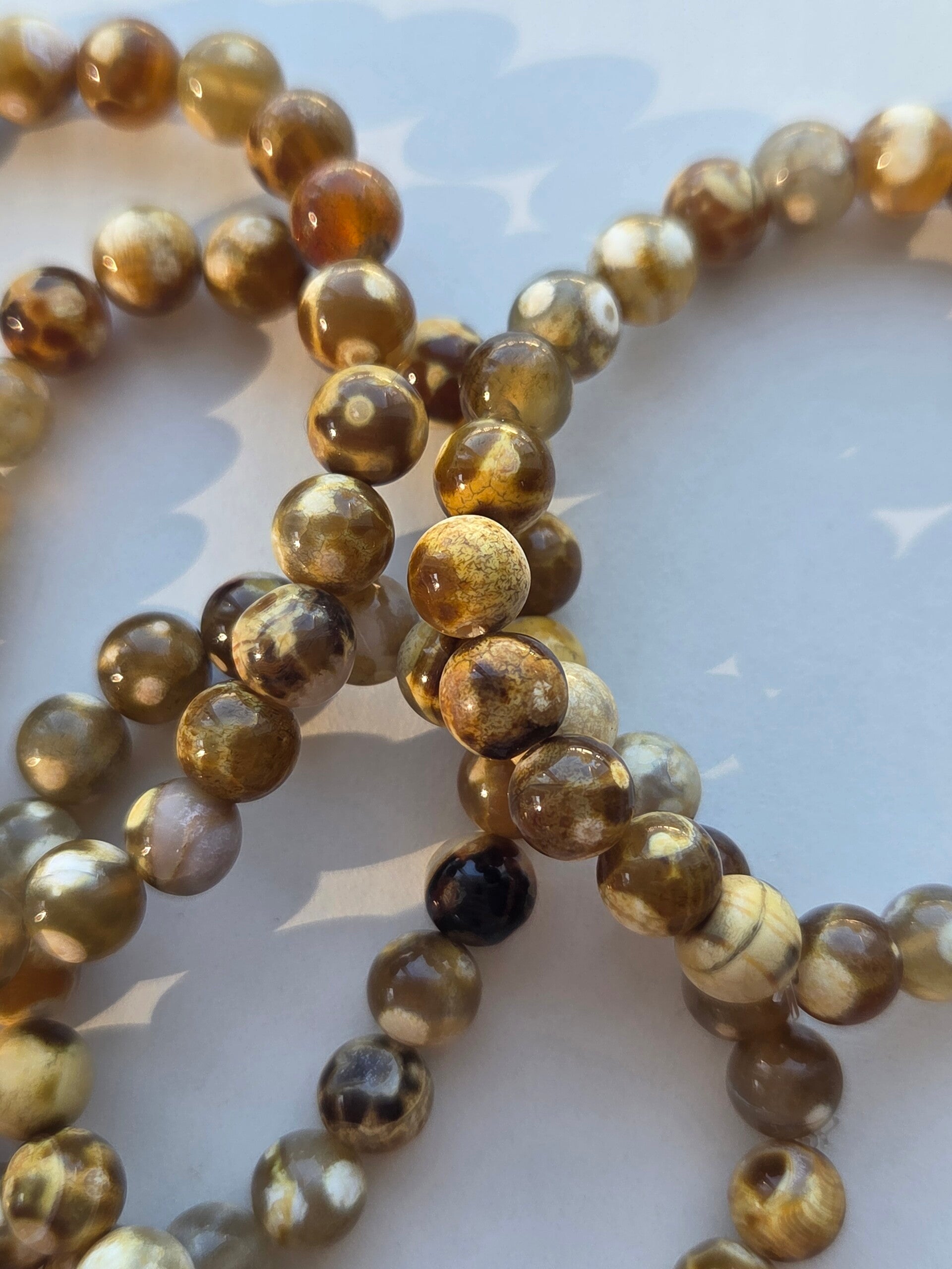 Bracelet en Jaspe Peau de Léopard – Pierre de l’instinct et de la force intérieure