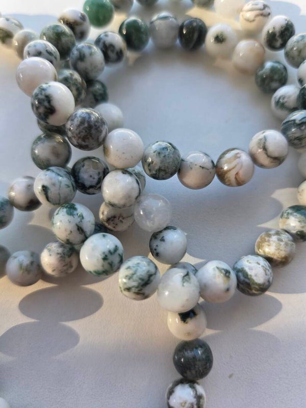 Bracelet en Agate Arbre – Pierre d’ancrage, de croissance et d’harmonie