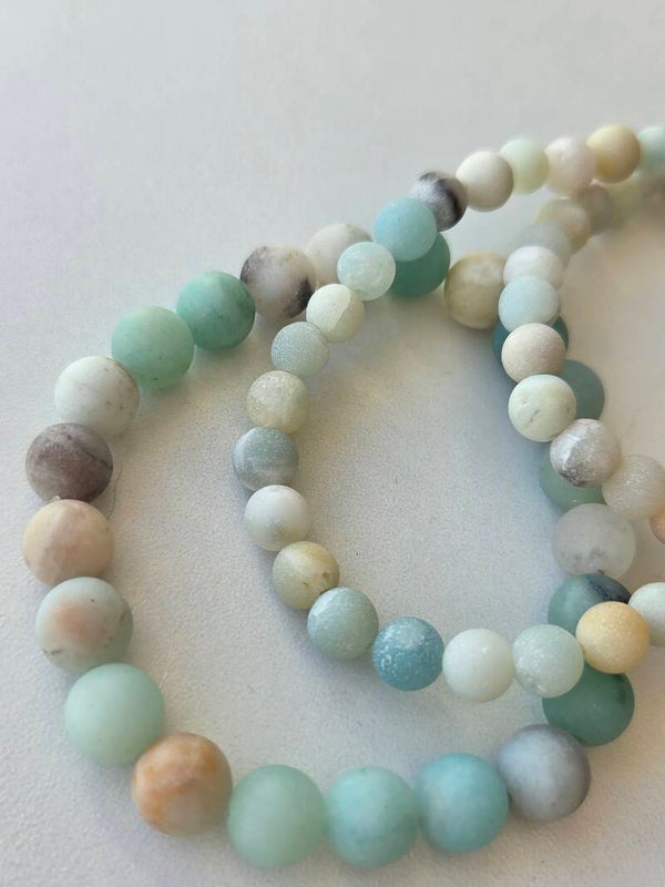 Bracelet en Amazonite – Pierre de vérité, d’apaisement et d’harmonie émotionnelle