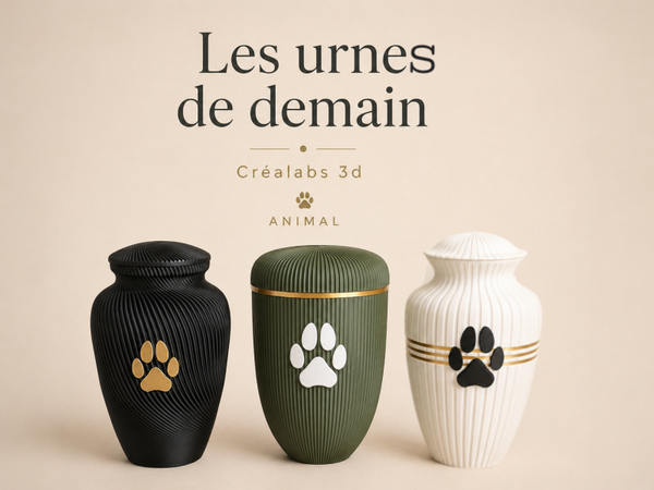 Urne pour chien et chat avec patte