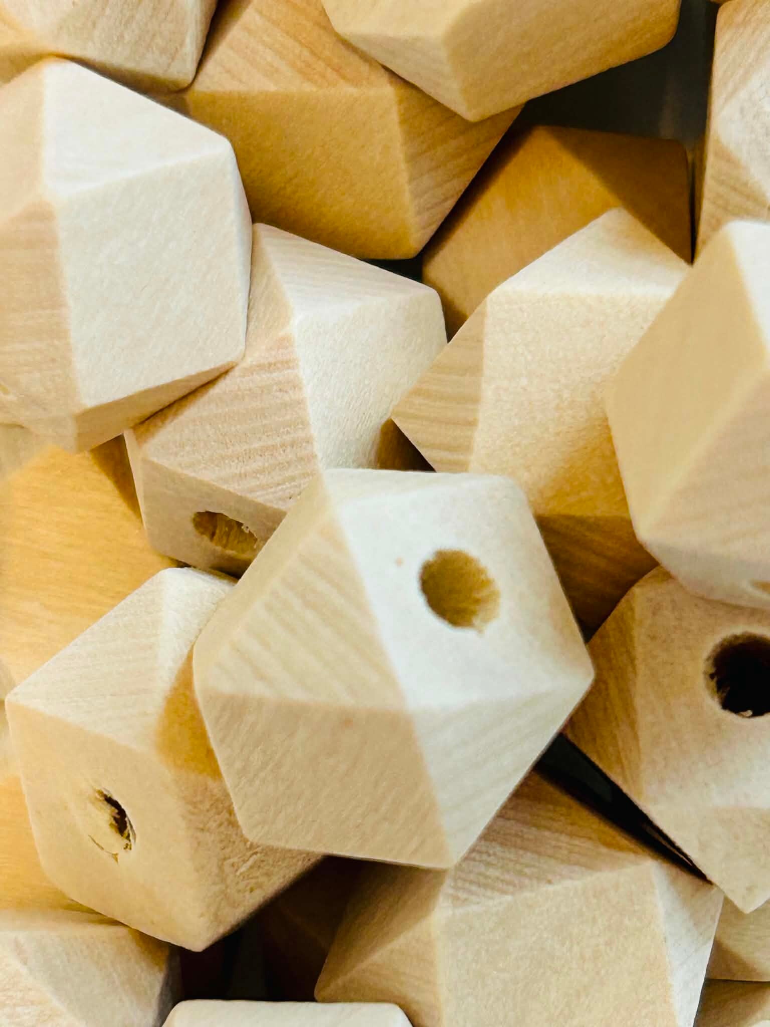 Perles en bois Porte-clés