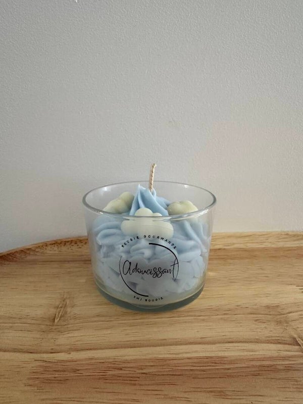 Bougie gourmande adoucissant – bougie parfumée végétale artisanale